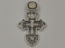 Тяжелый православный крест из серебра, 268