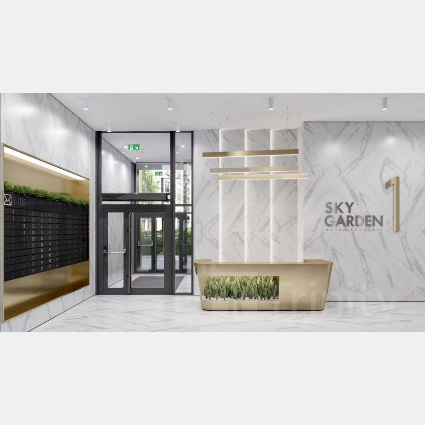 2-к. квартира, 64,9 м², 36/48 эт.