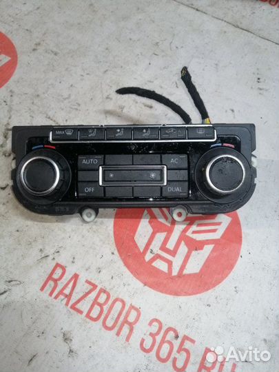 Блок управления климат-контролем Volkswagen Golf 6