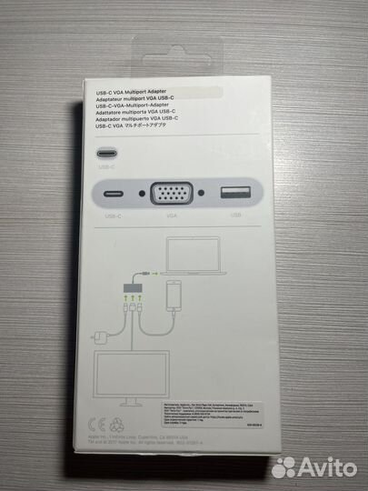 Адаптер Apple USB Type-C - USB Type-C/USB/VGA