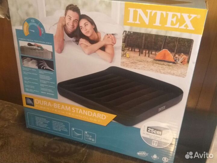 Надувной матрас intex. Новый