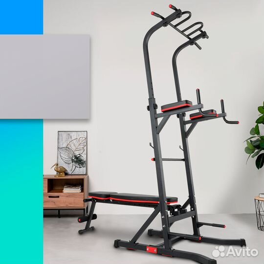 Турник 3 в 1 со скамьей новый 33.543.27