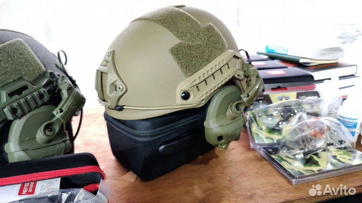 Шлем ops core б-р 1+ активные наушники