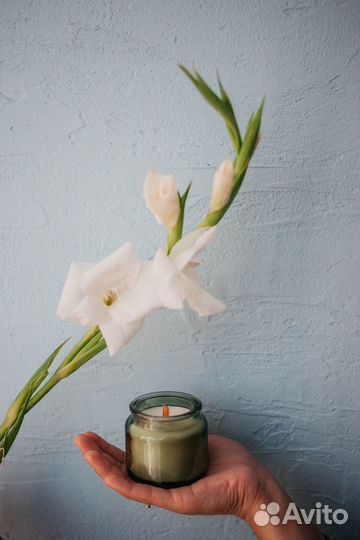 Ароматическая свеча ручной работы