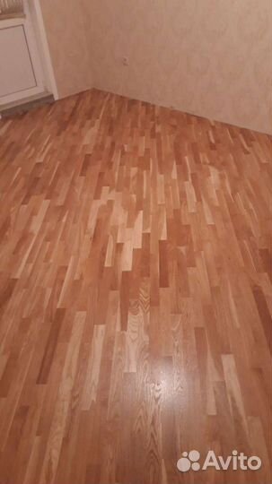 Шлифовка деревянного пола,лакировка,установка парк
