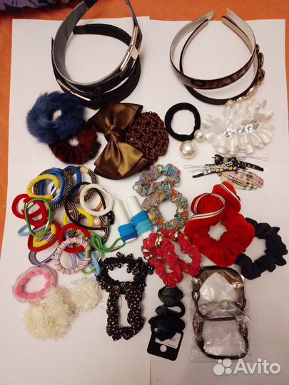 Заколки, резинки, ободки