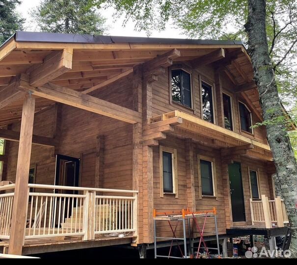 Строительство домов из клееного бруса пол ключ