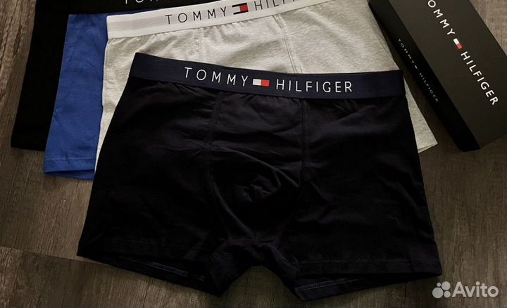 Трусы мужские tommy hilfiger 3шт