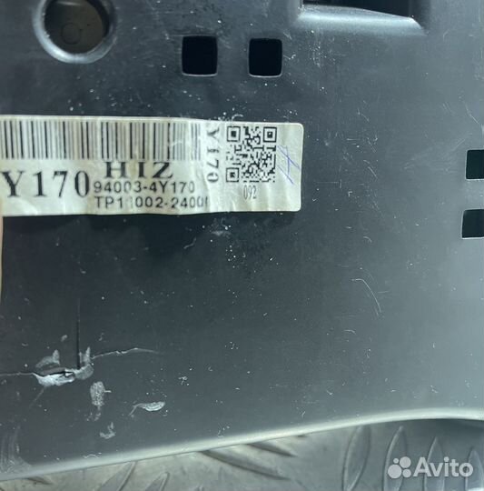 Панель приборов Kia Rio (QB) III (2011–2015)