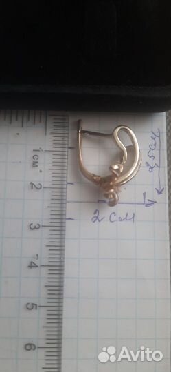 Золотые серьги с бриллиантами