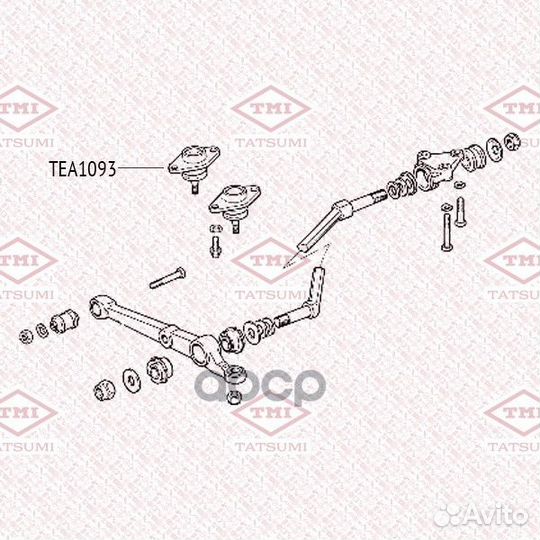 Опора шаровая перед LADA 2108-21099 86- TE