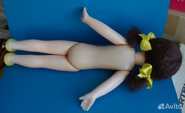 Редкая паричковая кукла пластмасса СССР разные