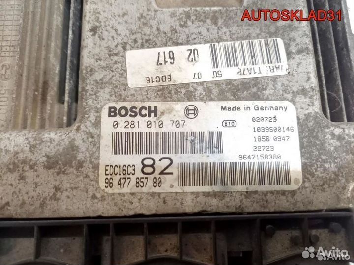 Блок эбу Peugeot 206 1998-2012 1.4 HDI 9647785780