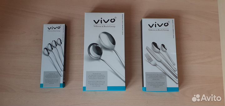 Набор vivo из 4-х ложек для кофе латте-маккиято