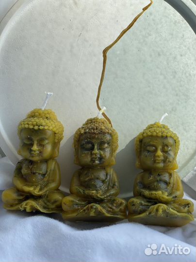 Свечи восковые будды