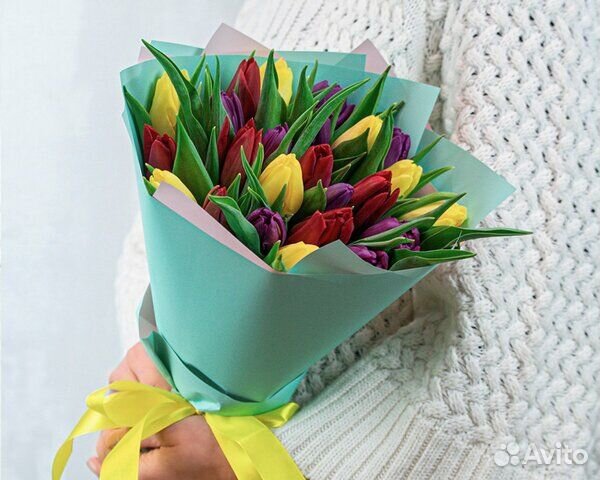 Букет из тюльпанов доставка