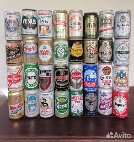 Пустые пивные банки