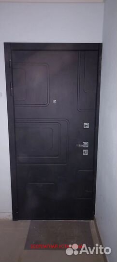 Толстая входная дверь с отличной шумоизоляцией