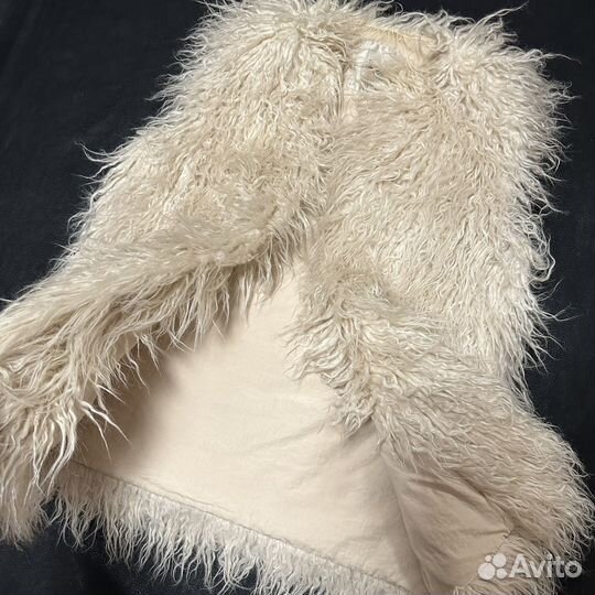 Faux Vest Rick Owens Fur Zara Rick Owens Y2k