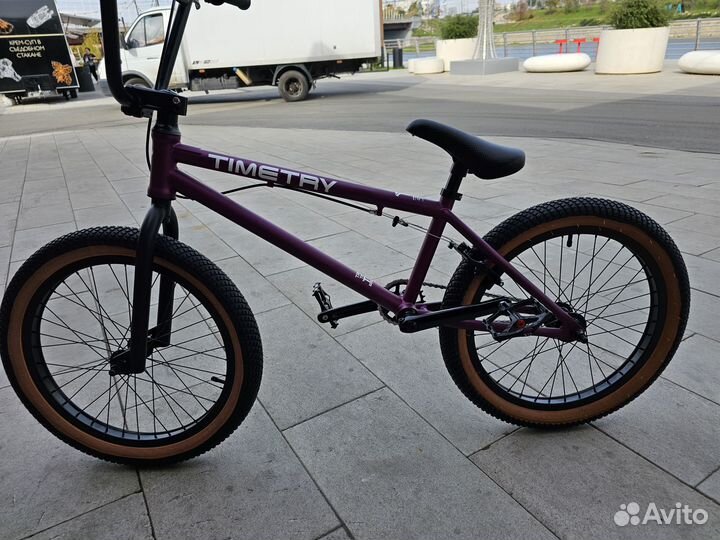 Велосипед timetry BMX фиолетовый