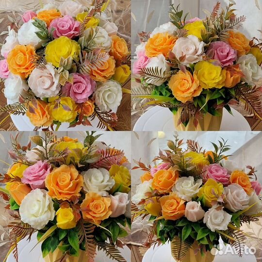 Букет цветов из мыла