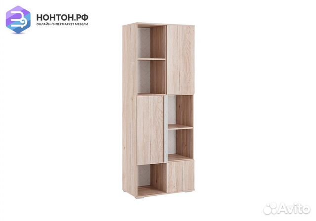 Стеллаж Лайк 16.01 дуб мария / галька