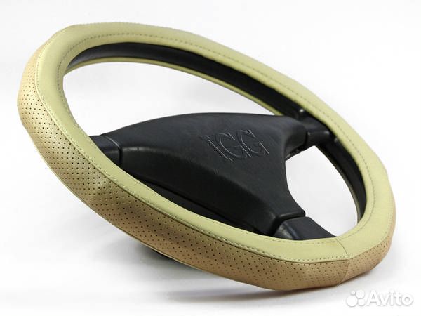 Оплетка для руля силиконовые вставки M(37-38см)