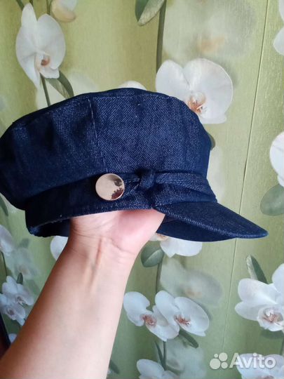Кепка женская джинсовая