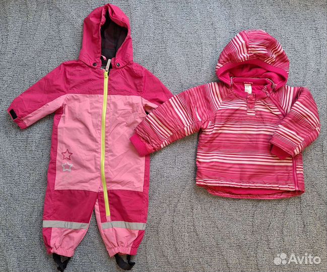 Вещи пакетом на девочку 80-86