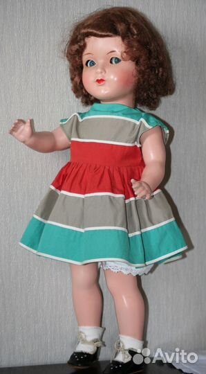 Старинная кукла 45 см