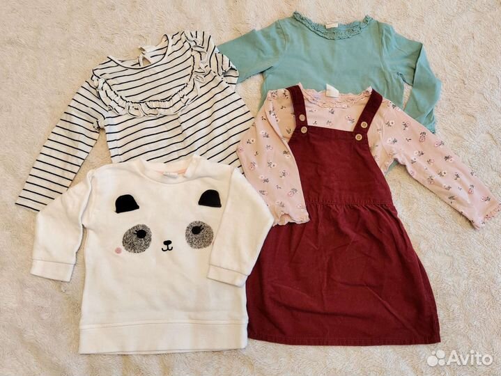 Вещи Carters, Next, H&M на девочку 6-12мес