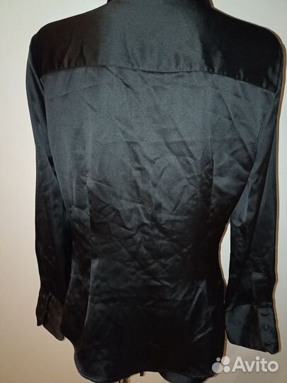 Атласная блузка Zara L женская
