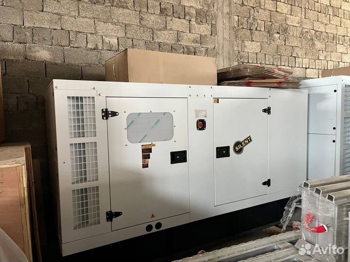 Генератор 70 кВт Амперос в кожухе с авр