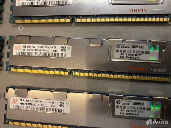DDR3 Hynix 2Rx4 PC3-10600R-9-10-E1 1333Mhz 8Gb ECC