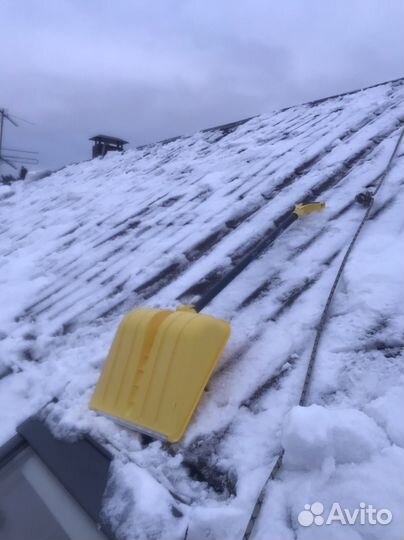 Уборка снега с крыш