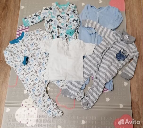 Вещи пакет для мальчика 74, 80, 86