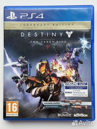 Ирга destiny the taken king ps4
