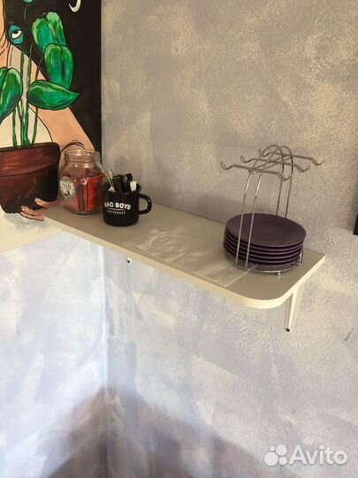 Полка настенная леруа с креплениями