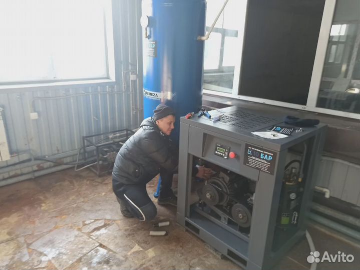 Винтовой компрессор cros sair 5.5 кВт