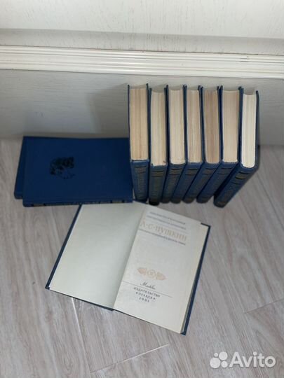 Книги собрание сочинений Пушкина А.С