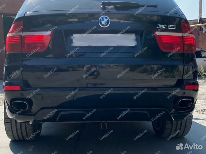 Аэропакет BMW X5 E70 дорест без М пакета черный