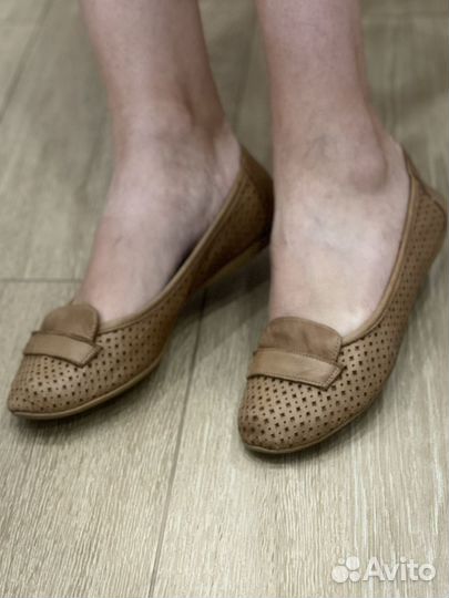 Балетки натуральная кожа 37 размер