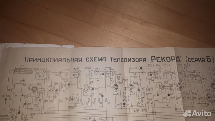 Паспорт Телевизора Рекорд 1959 Серия Б