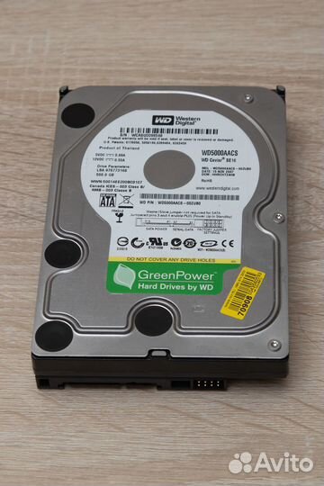WD Green Edition 500 gb SATA wddld Тест