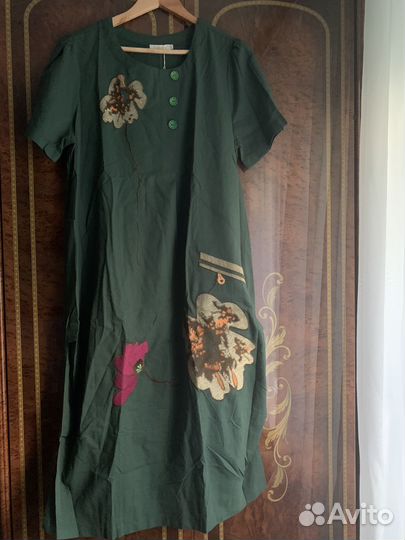 Платье женское льняное 48-54