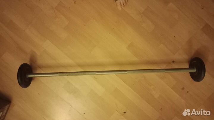 Штанга с блинами