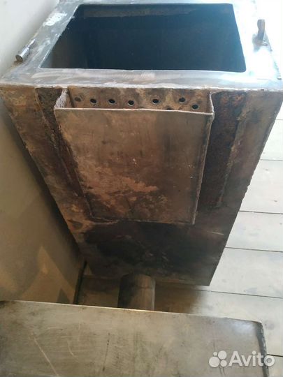 Печь для бани с баком