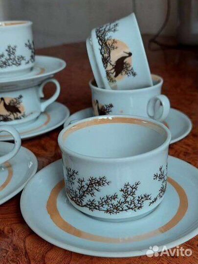 Кофейная чашка с блюдцем