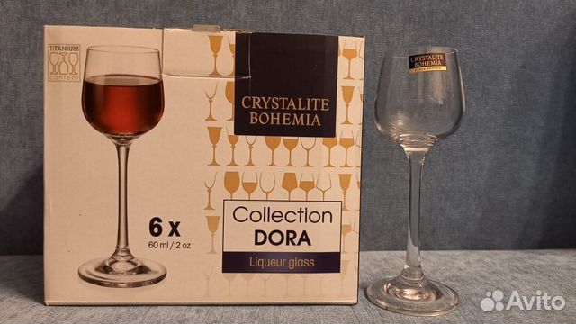 Crystalite Bohemia Dora Набор рюмок для ликера, 6