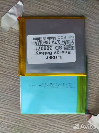 Литий ионный аккумулятор 3.7в 3.7v